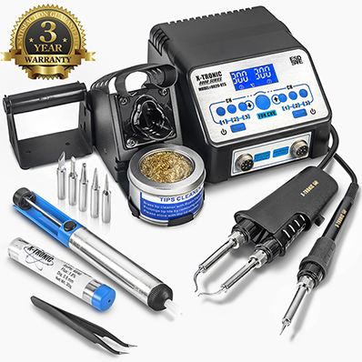 X-Tronic 8020-XTS 2-in-1 Soldering Iron & Hot Tweezers Station